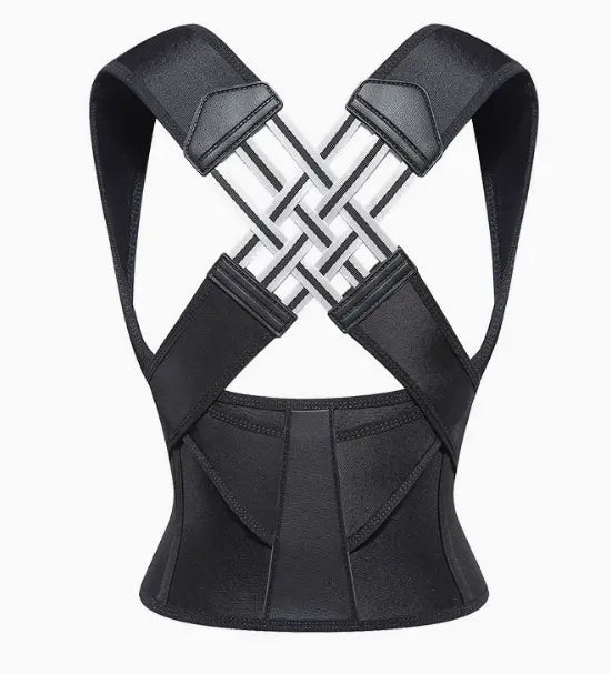 Postura Cross-Strap Posture Corrector, Black